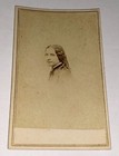Rare Antique American Civil War Beautiful Woman  Illinois Cdv Photo  Tax Stamp 