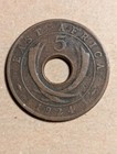 1924 East Africa 5 Cents