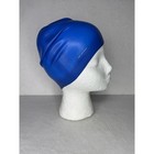 Speedo Unisex Solid Elastomeric Silicone Swim Cap Blue One Size