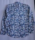 Nwt Robert Graham Mens M Pavones Abstract Long Sleeve Flip Cuff Shirt Msrp  198