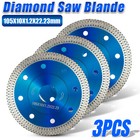 4 4 5  Porcelain Tile Turbo Diamond Wet Dry Grinder Cutting Wheel Saw Blade disc