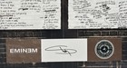 Eminem Signed Stan Letters Shadow Box Mmlp25 Bas Coa Loa Autograph Beckett