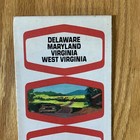 Texaco Map Delaware Maryland Virginia West Virginia Washington 1969 Gas And Oil