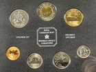 2000 Canada 7x Coin Specimen Set Lot b2207 With Case   C o a 