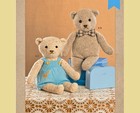 Kwik Sew Pattern R10871 k4389 Teddy Bear 21 5  Stuffed Bear Romper Bow Tie Uncut