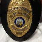 Concord Mills Security Lt Badge - North Carolina State Seal W  Black Holder Clip