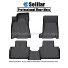 Fits 2019-2024 Maserati Levante Tpe Front   2nd Row Floor Mats Liner Set Black