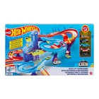 Hot Wheels Auto Lift Expressway Track And Toy Cars Playset-free Ship