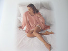 1992 Jockey For Her Thigh High Stockings M tall Sand Beige Vintage Lingerie New