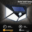 4pack Solar Power 100 Led Lights Pir Motion Sensor Outdoor Security Lamp Wall Us