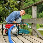 2  Cam Lock Trash Pump Hose Kit 65  Discharge 20  Suction With Steel Strainer--