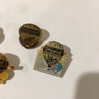 Vintage 80s Hot Air Balloon Champagne Lapel Pin Lot Of 7 Sponsor Pins