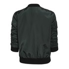 Women s Lightweight Zipper Jacket Stand Collar Casual Bomber Jacket Black