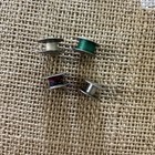 Lot Of 4 Vintage 1 Hole Sewing Machine Bobbins Brushed Steel Class 66 Bobbin Set