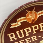 Vintage Jacob Ruppert Beer Ale Tin Metal Tray Original Serving New York Bar 12 