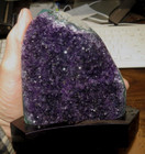 Large Amethyst  Crystal Cluster Cathedral Geode From Uruguay   Very Sparkly