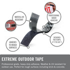 Heavy Duty Double-sided Mounting Tape For Rough Surfaces  14ft Roll
