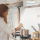 Asoko Led Under Cabinet Lighting For Kitchen With Touch Sensor  Usb Plug In U   