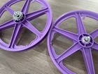 20  Bicycle Purple Mag Wheels Set 6 Spoke For Gt Dyno Haro Any Bmx Bike