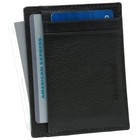 Alpine Swiss Double Diamond Mens Rfid Money Clip Front Pocket Wallet Black