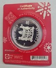 2019 Coca Cola Santa Claus Klaus 1 Oz 999 Silver Coin In Blister
