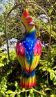Talavera Bird Handmade Painted Ceramic Parrot Mexican Pottery Hanging Patio  2
