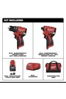 New  Milwaukee M12 Fuel 2-tool Combo Kit Hammer Drill impact Driver Kit 3494-22