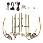 For 1947- 1954 Chevy Pickup 2 Door Flat Glass Power Window Kit W Switches Wiring