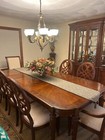Stanley Dining Room Table  8 Chairs  China Closet  Buffet