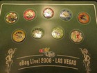 Ebay Live Las Vegas 2006 Full Set Pins Limited Edition 10 250