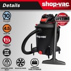  Shop-vac 5761011 10 Gallon Wet dry Shop Vacuum 4 5 Peak Hp 1 5 Inch Diameter X 