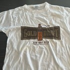Vintage Gold Draft Beer Cotton T-shirt Japan Imported In New York Large