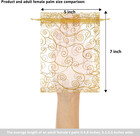 Organza Gift Bags 100pcs Gold Sheer Organza Bag 5x7 Inch Mesh Favor Bags Drawstr