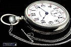 18 Size High End Two Tone Movement Display Case Rr Pocket Watch Illinois