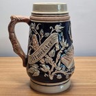 Vintage Altmeister Urtyp Hand Painted German Stoneware Beer Stein No Lid
