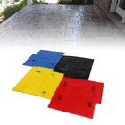 4pcs Concrete Texturing Stamping Floor Cement Stamps Mold Mats Sets 24 X 24 Inch