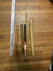 Lot Of  6 Vintage Shakuhachi  And Other Style Flute Instrument African Bamboo