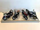 Maisto Bmw Motorcycles Motorrad Die Cast - Set Of 4 - 1 12 Scale New Damaged Box