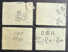 Us New York Lot Of 4 Used Stock Transfer Tax Stamps  2   3     4