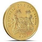 2023 1 Oz Republic Of Sierra Leone Silver Egyptian Gods Ra Coin  gold Plated 
