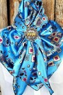 Wild Rag Scarf Western Cowboy Buckaroo Scarves Bandana Cowgirl Silky South West