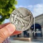 1918 Walking Liberty Half Dollar Coins 