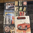 Mg Midget Huge Vtg Binder Lot Full Mg Brochures Booklets Guides Adverts Cards