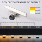 Brivolart Led Brushed Nickel Vanity Lights For Bathroom Light Fixtures 5cct
