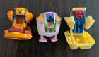 Vintage 1987 Mcdonald   s Transformers Changeables Happy Meal Toys Lot Of 3 1980 s