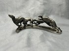 Vintage Limited Edition Pewter Racing Greyhounds  144 5000