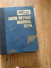 Vintage Motors 1974 Auto Repair Manual 37th Service Trade Edition Hardcover Book