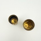 Vintage Avon Gold Tone Lipstick Holder Case Tube Textured Brocade Vanity Decor