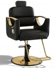 Black gold Recline Heavyduty Hydraulic Barber Chair All Purpose Spa Beauty Salon