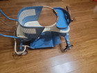 Original Vintage 1950s Taylor Tot Baby Stroller Walker Blue white 